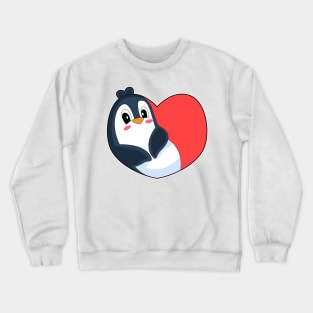 Penguin Heart Crewneck Sweatshirt